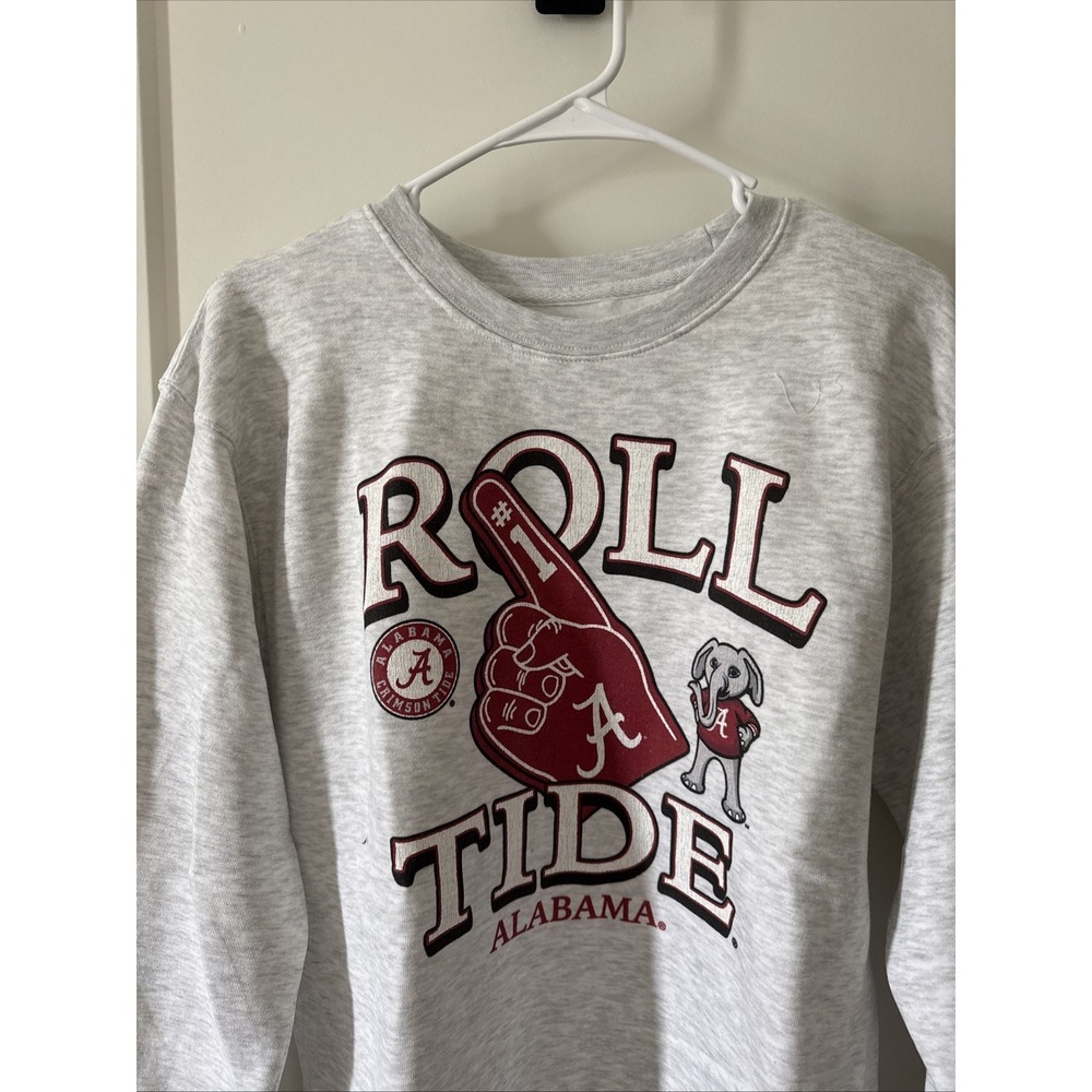 Retro Brand Alabama Crimson Tide Pullover Crew neck Sweatshirt Size L New